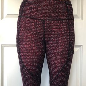 Cropped and Patterned LuLu Lemon Leggings!